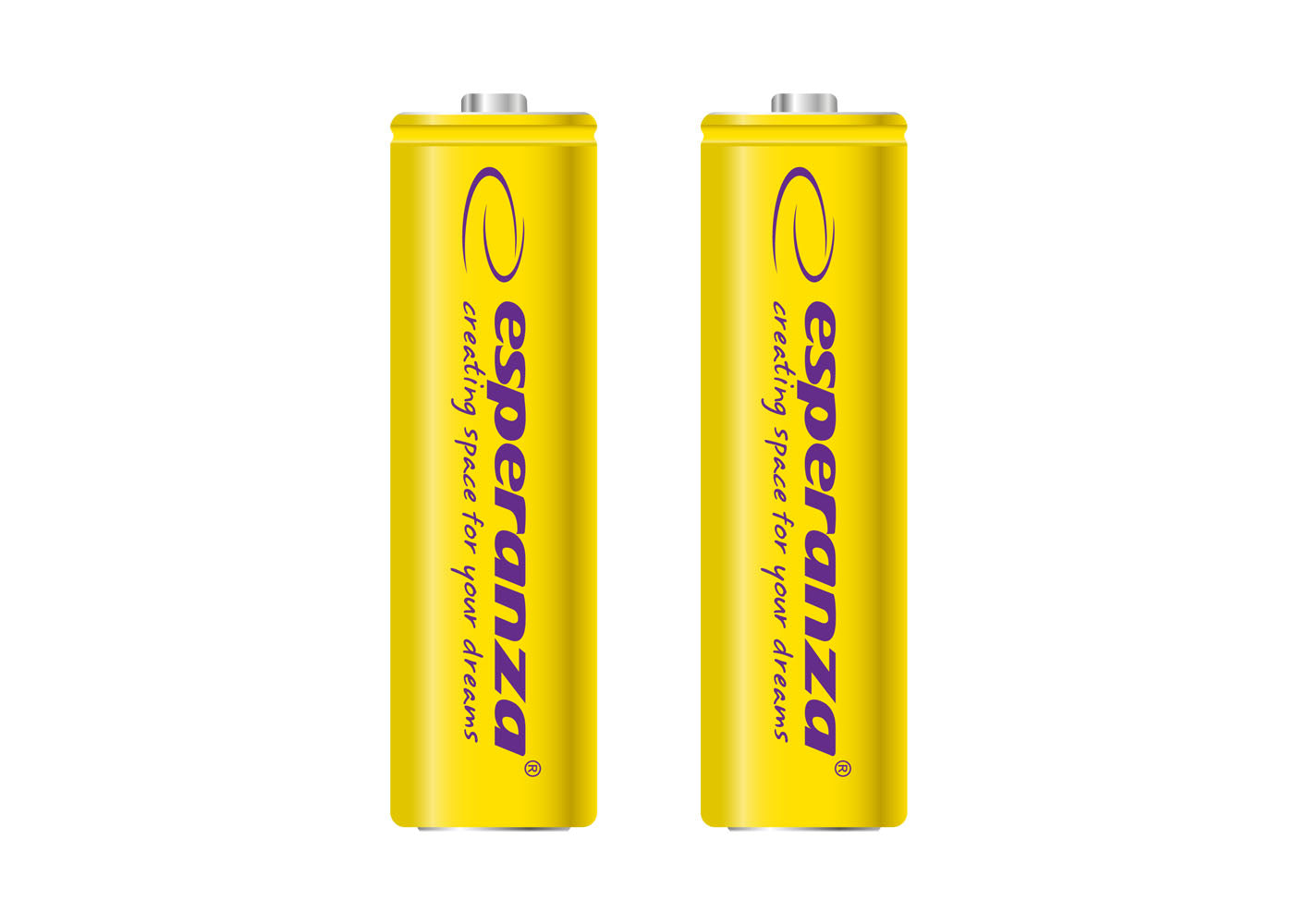 ESPERANZA AKUMULATORKI NI-MH AA 2000MAH 2SZT. ŻÓŁTE