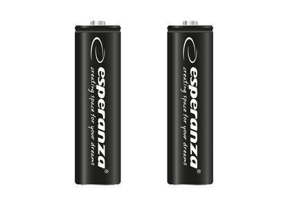 ESPERANZA AKUMULATORKI NI-MH AA HIGH-CAPACITY 2600MAH 2SZT CZARNE