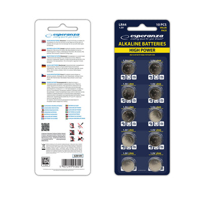 ESPERANZA BATERIE ALKALICZNE LR44 AG13 10SZT BLISTER