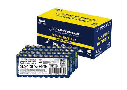ESPERANZA BATERIE ALKALICZNE AAA 10SZT ZGRZEWKA