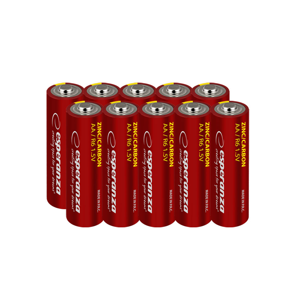 ESPERANZA BATERIE ZN-C AA 10SZT BLISTER