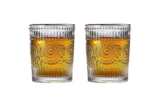 Zestaw 2 szklanek 300ml  — woda, koktajle, whisky