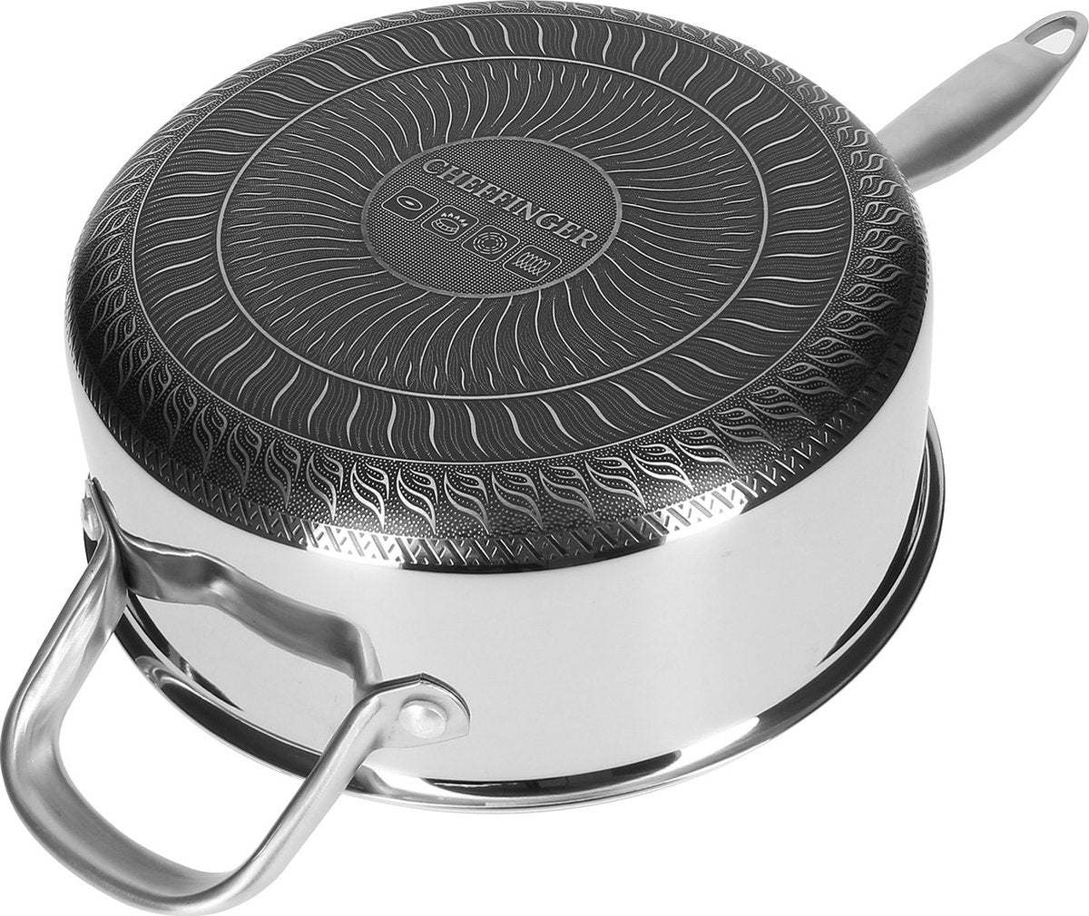 Cheffinger DIAMOND - PATELNIA głęboka (28 cm) CF-PDF28