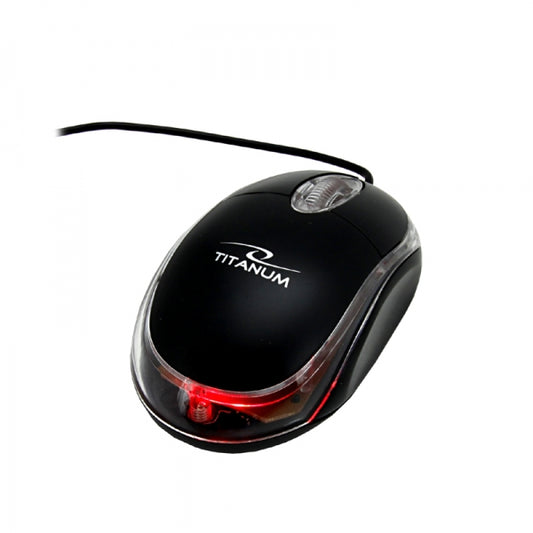 TITANUM MYSZ PRZEWOD. 3D OPT. USB  RAPTOR CZARNA
