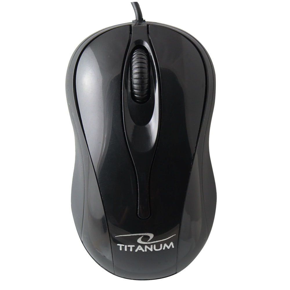 TITANUM MYSZ PRZEWOD. 3D OPT. USB  HORNET CZARNA