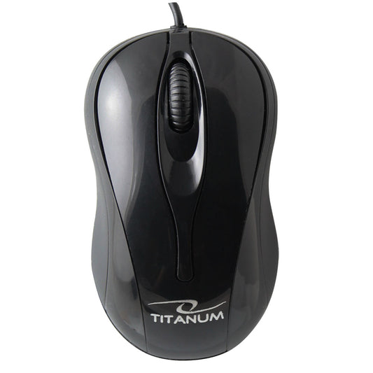 TITANUM MYSZ PRZEWOD. 3D OPT. USB  HORNET CZARNA