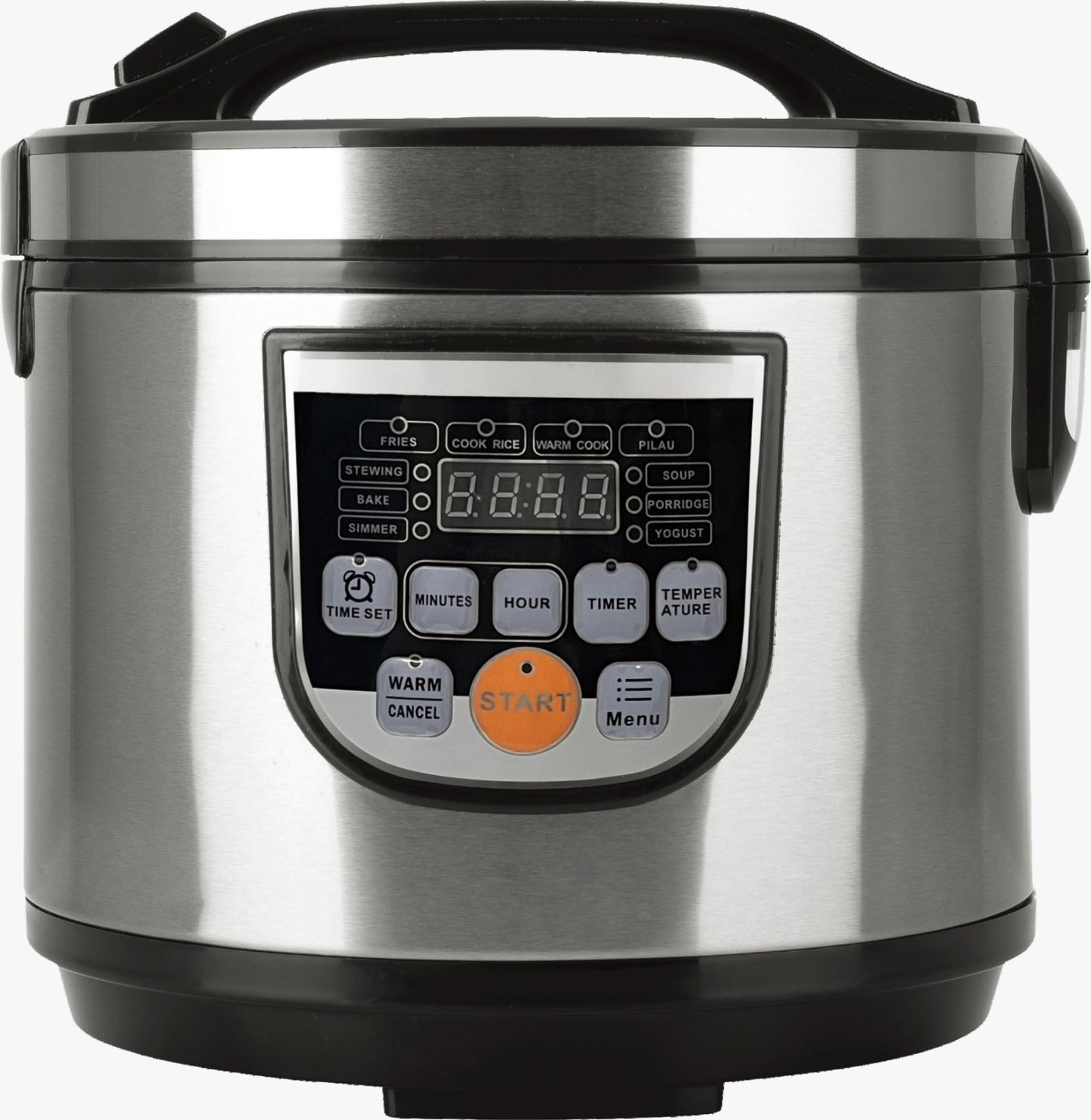 Cheffinger Ryżowar elektryczny 5 l 900 W pokrywa nierdzewna z odpowietrzeniem timer cool touch