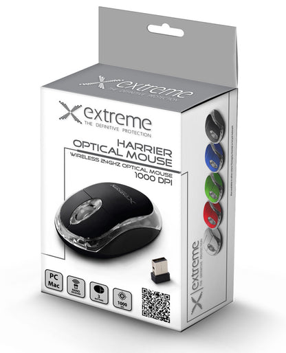EXTREME MYSZ BEZPRZ. 2.4GHZ 3D OPT. USB HARRIER CZARNA