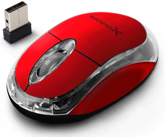 EXTREME MYSZ BEZPRZ. 2.4GHZ 3D OPT. USB HARRIER CZERWONA