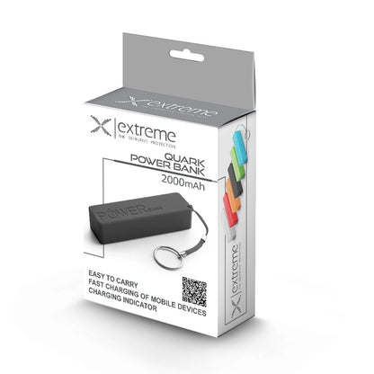 EXTREME POWER BANK 2000MAH QUARK CZARNY