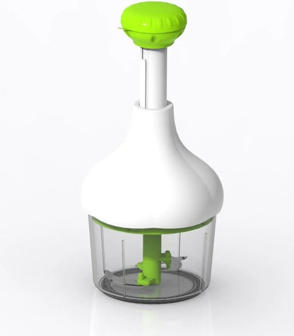 Szatkownica do warzyw ręczna z linką 900 ml ostrza stal nierdzewna BPA free zmywarka antypoślizgowa podstawa