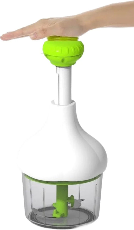 Szatkownica do warzyw ręczna z linką 900 ml ostrza stal nierdzewna BPA free zmywarka antypoślizgowa podstawa
