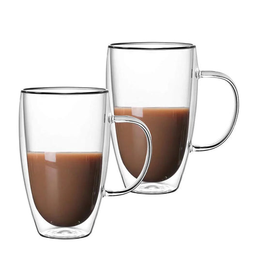 Podwójne szklanki z uchem 450ml (zestaw 2szt.) — Cheffinger