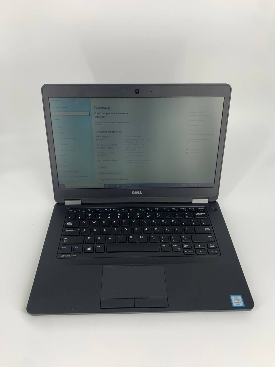 Laptop Dell Latitude E5470 / 14" HD / i5-6200U / 16GB / 256GB SSD / Windows 10 / 12 miesięcy gwarancji
