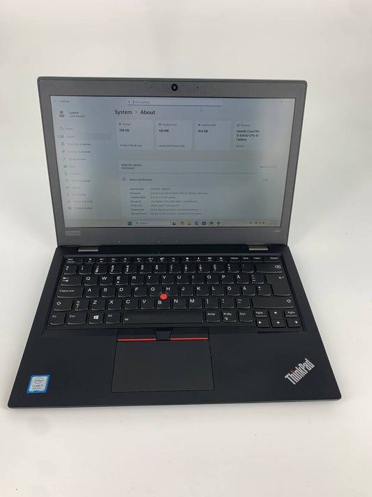 Laptop biznesowy Lenovo ThinkPad L390 / 13,3" FHD / i5-8265U / 16GB / 256GB SSD / Windows 10 / 12 miesięcy gwarancji