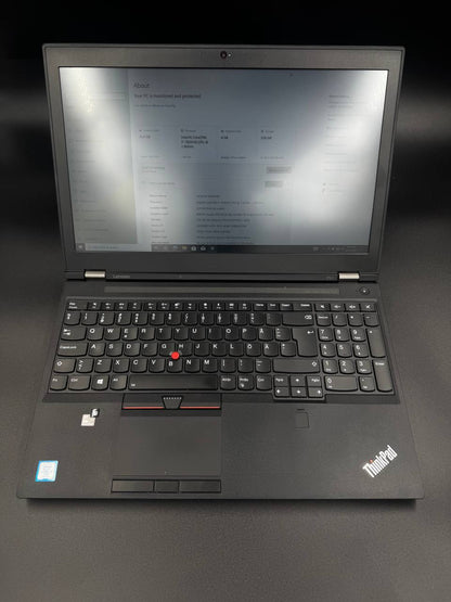 Laptop Lenovo ThinkPad P51 / 15,6" FHD / i7-7820HQ / 16GB / 240GB SSD / Quadro M2200 / Windows 10
