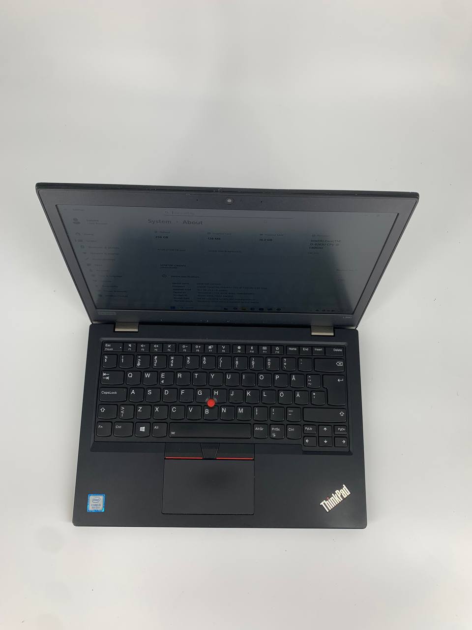 Laptop biznesowy Lenovo ThinkPad L390 / 13,3" FHD / i5-8265U / 16GB / 256GB SSD / Windows 10 / 12 miesięcy gwarancji